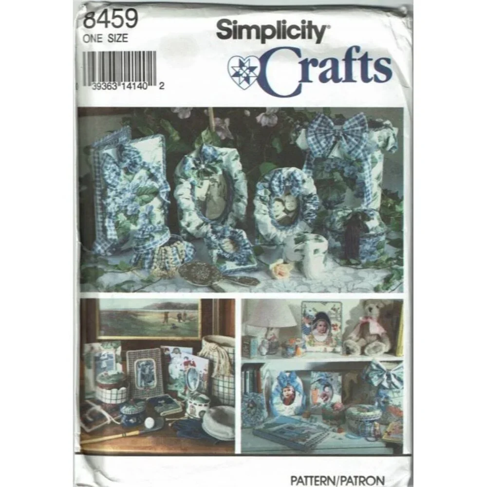 Simplicity Sewing Pattern 8459 Frames‎ Albums Boxes